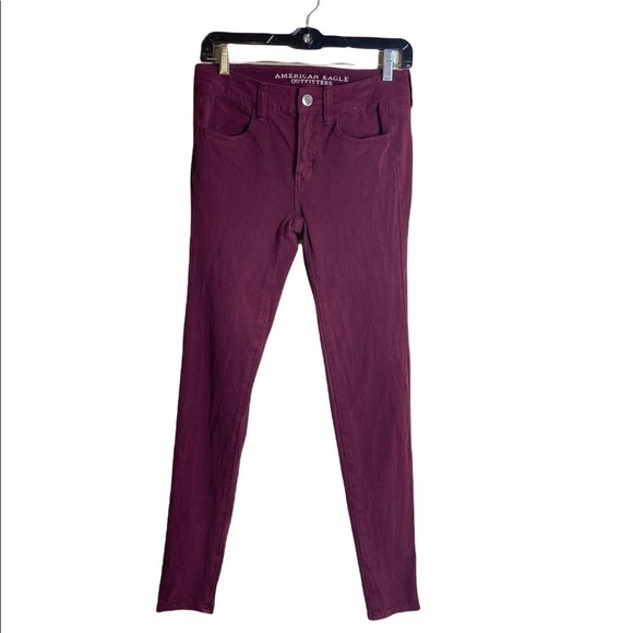 American Eagle Extreme Stretch Legging Maroon - Picture 1 of 9